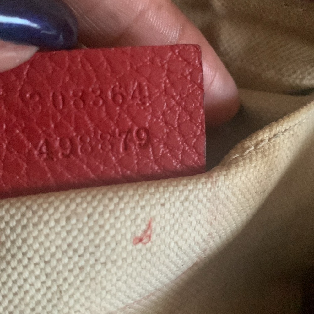 ♥️💄💋Authentic GUCCI Red Soho Disco Crossbody💋💄❤️ - Picture 10 of 13